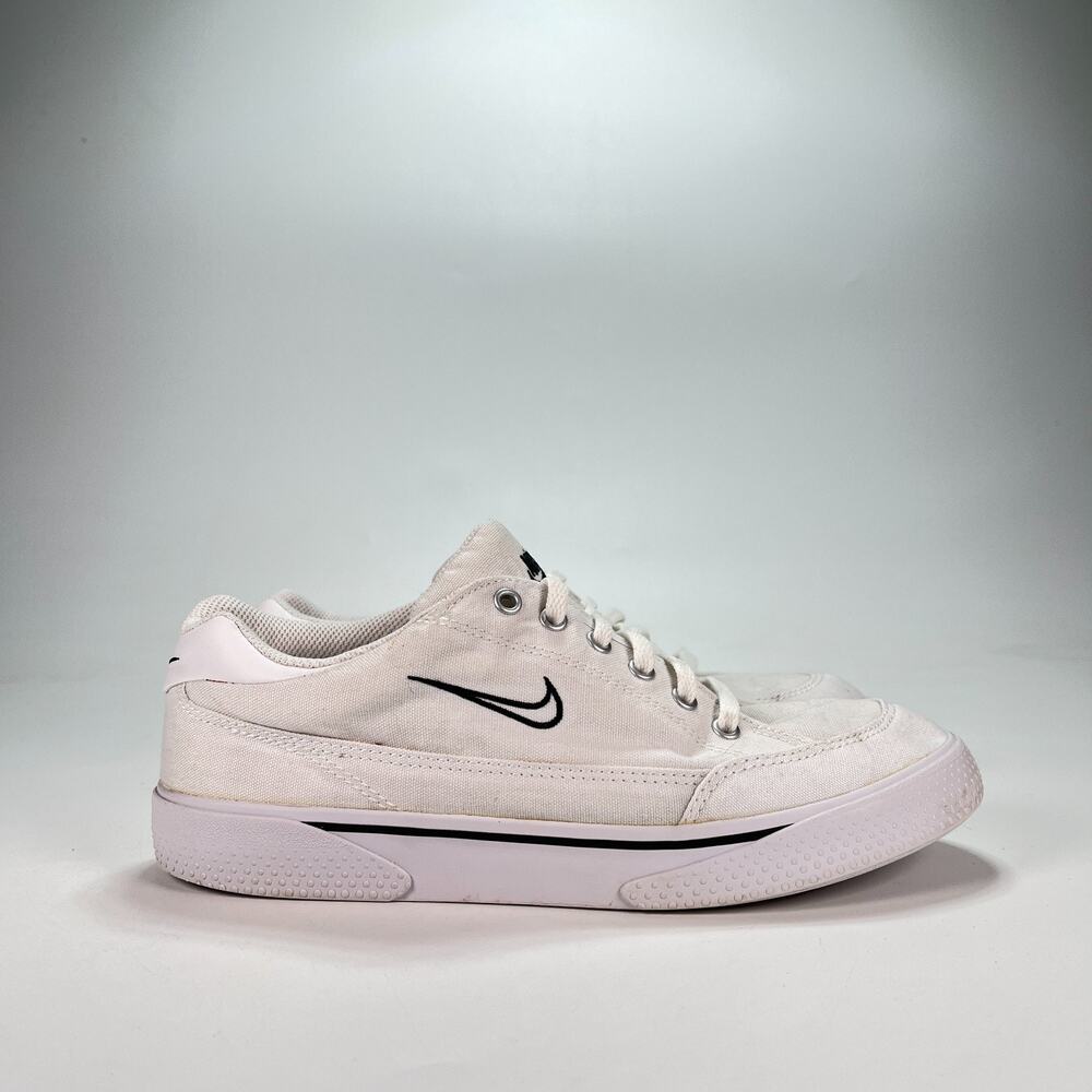 Nike Retro GTS White Canvas Low Top Sneakers Shoes DB2880-101 Women's Size 9